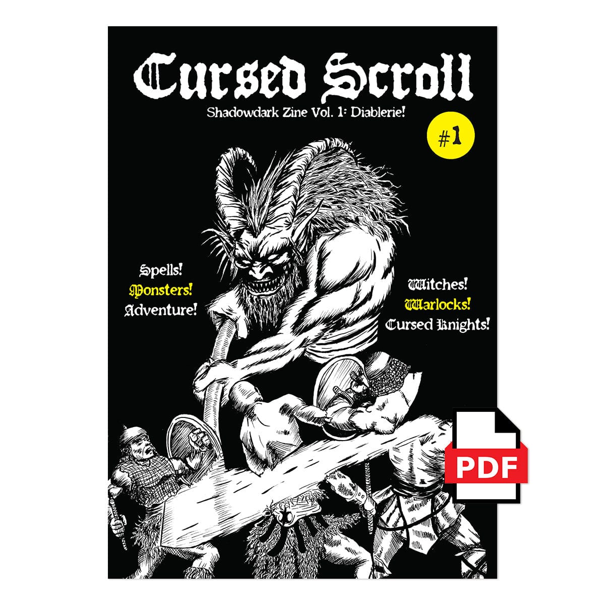 Cursed Scroll Zine, Vol. 3: Midnight Sun PDF (Shadowdark RPG